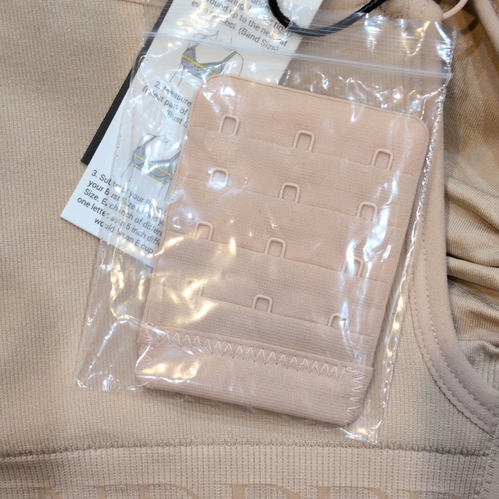 Kindred Bravely Bra Dual Purpose Pumping Nursing Size L Tan Extender Hands-Free - Picture 4 of 8